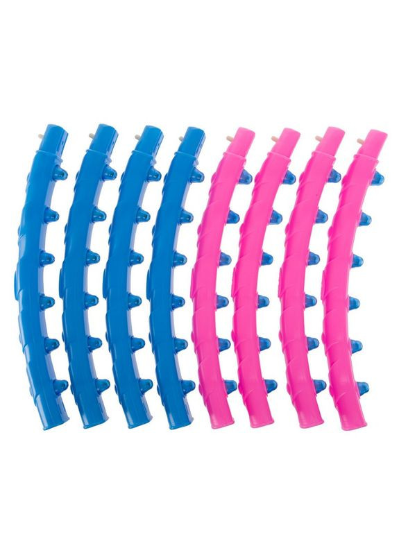 Обруч массажный Хула Хуп Hula Hoop DYNAMIC JIESEN HOOP (пластик, 1кг, 8 секций с магнитами, d-93см) (JS-6011) SP-Planeta (361433781)