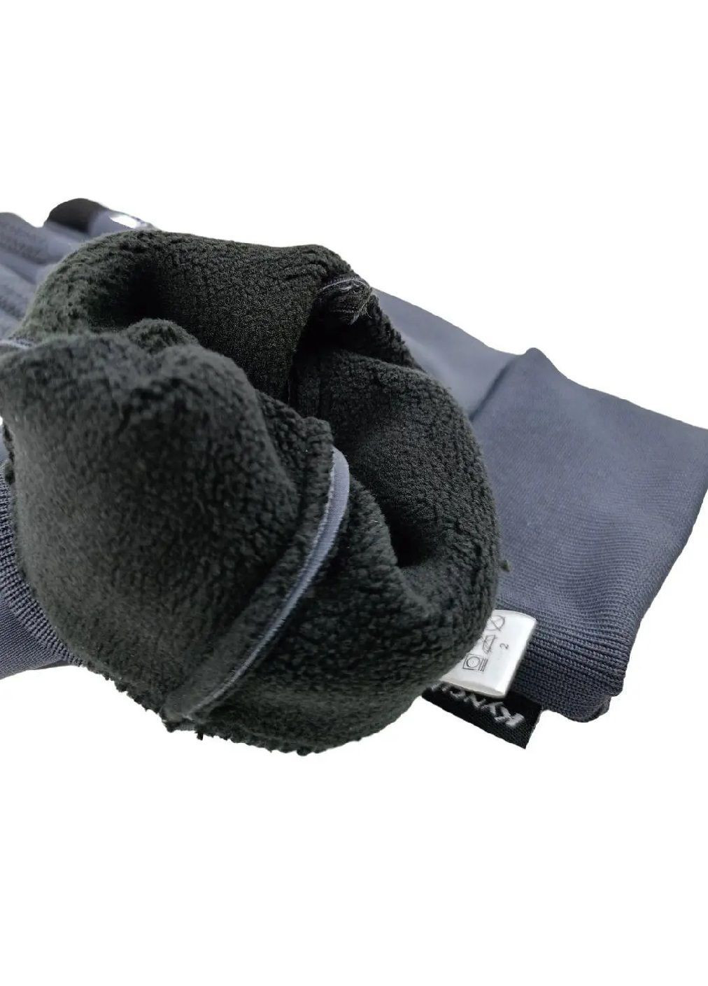 Перчатки спортивные ветрозащитные с пальцами для сенсорного экрана светоотражающими элементами (482285-Prob) Размер L Unbranded (372916934)