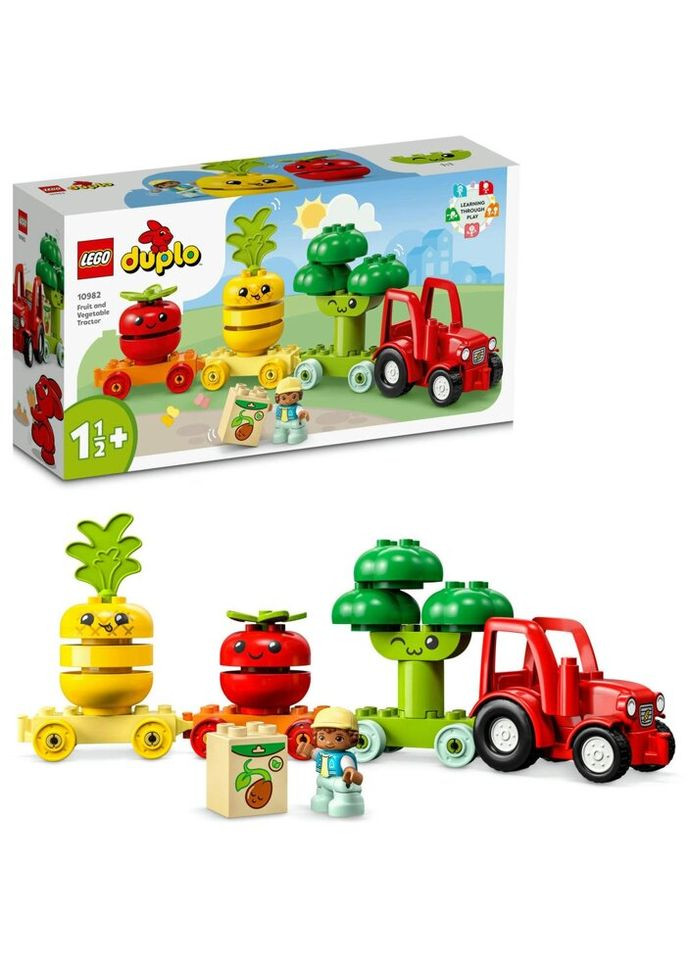 Конструктор DUPLO My First Трактор для выращивания фруктов и овощей 19 деталей (10982) Lego (281425592)