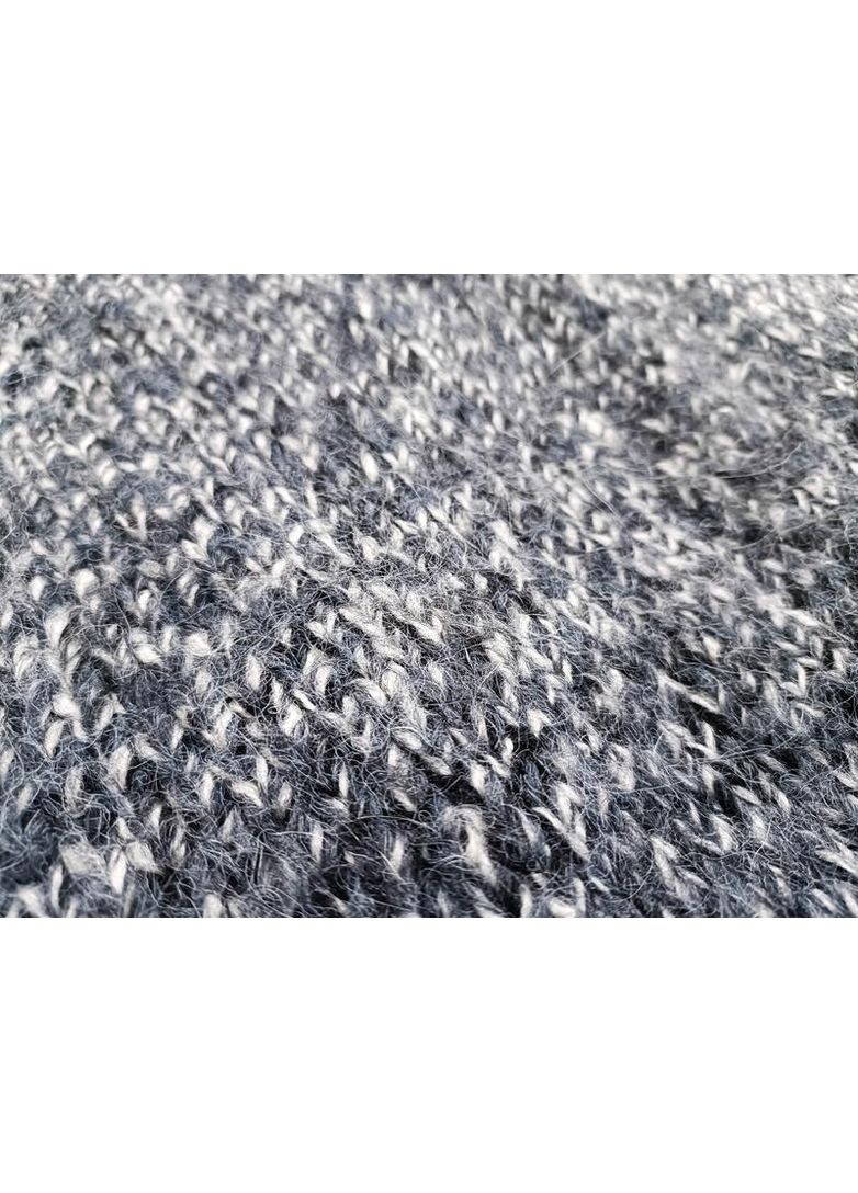 Сіра трикотажна сукня з підгорнутими краями Zara