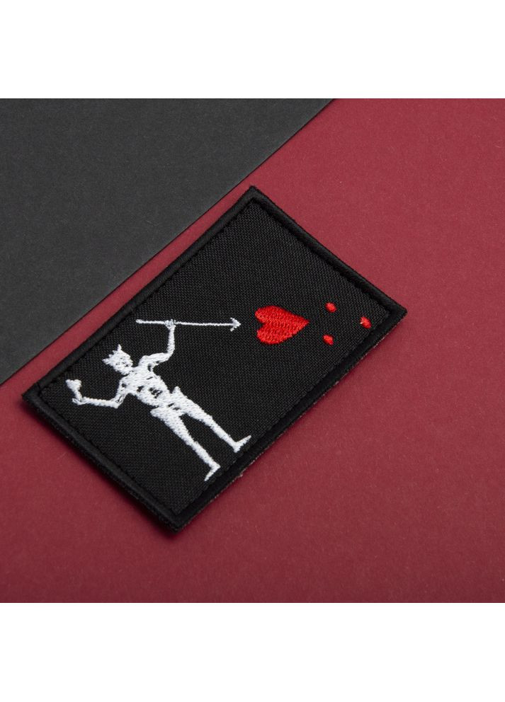 Шеврон із липучкою Чорна Борода Blackbeard 5х8 см вишитий патч нашивка IDEIA (361970732)