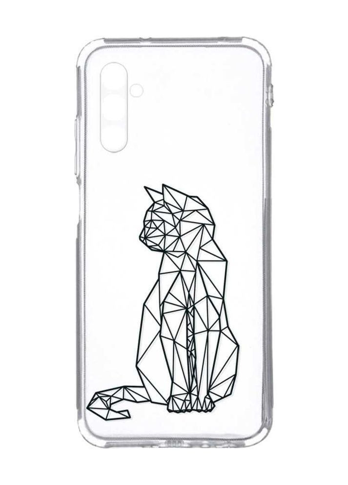 Прозорий чохол на Samsung Galaxy A34 5G/A346 Котик (принт 124) Creative (360708055)