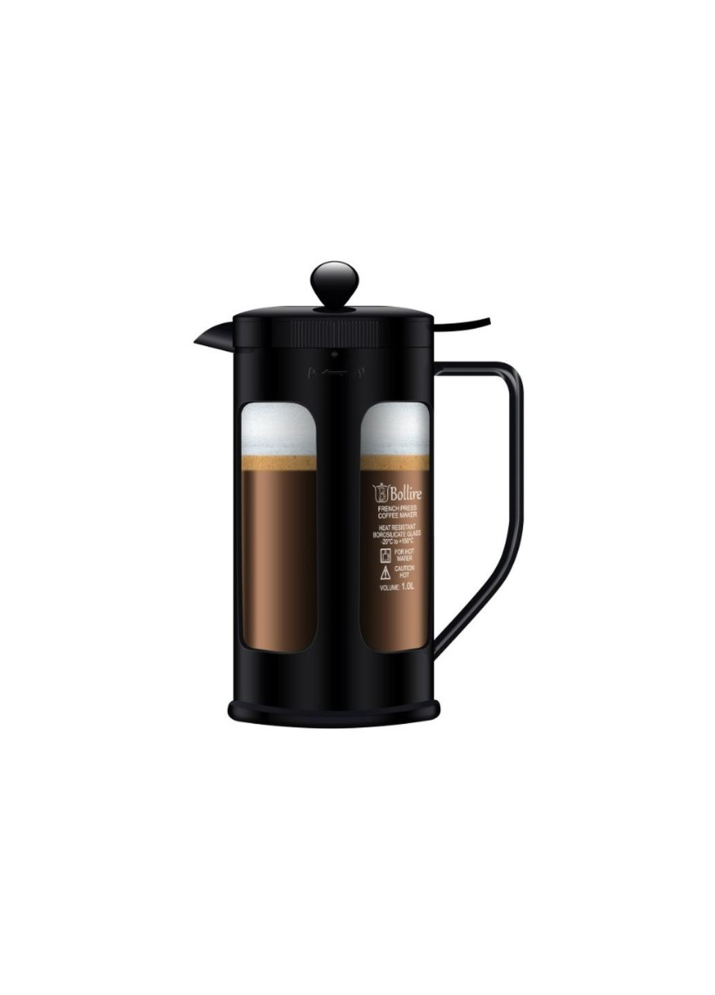 Френч-пресс для чая и кофе 1 л (BR-3104) Bollire (334006697)