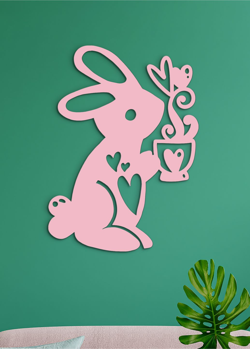 Сучасна картина на кухню, декор для кімнати "Сонячний зайчик", оригінальний подарунок 60х45 см Woodyard (291842486)