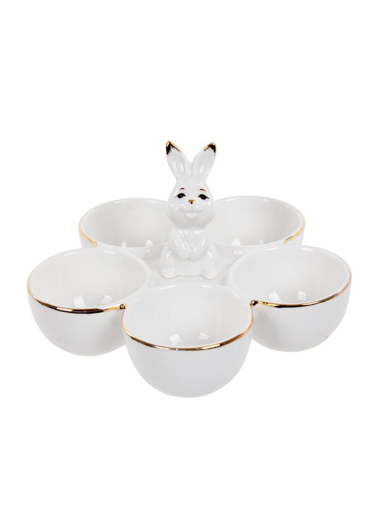 Блюдо подставка фарфоровая для яиц Bunny 15,5 см 1149-500 фарфор Lefard (346532465)