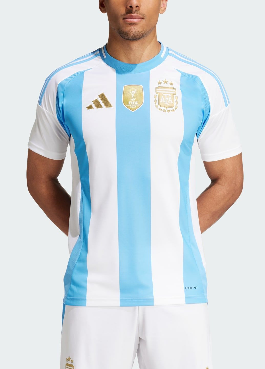 Домашня джерсі Argentina 24 adidas логотип білий спортивні