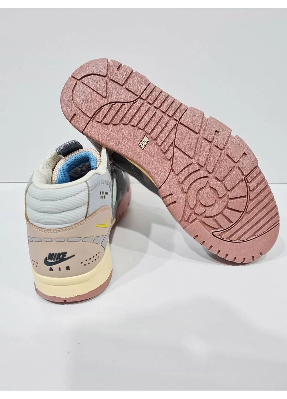 Розовые демисезонные кроссовки мужские nike air trainer 1 sp beige pink найк аир трейнер 1 No Brand