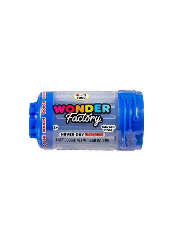 Незастигаюча маса для ліплення в баночці 595120, 5x5x8 см Блакитний Wonder Factory (405234668)