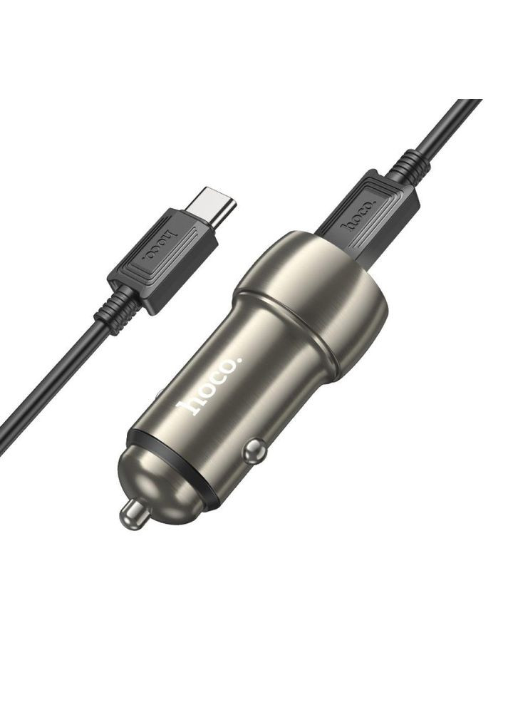 Автомобильное зарядное устройство Z48 Tough 40 W + Кабель Type-C Hoco (369727072)