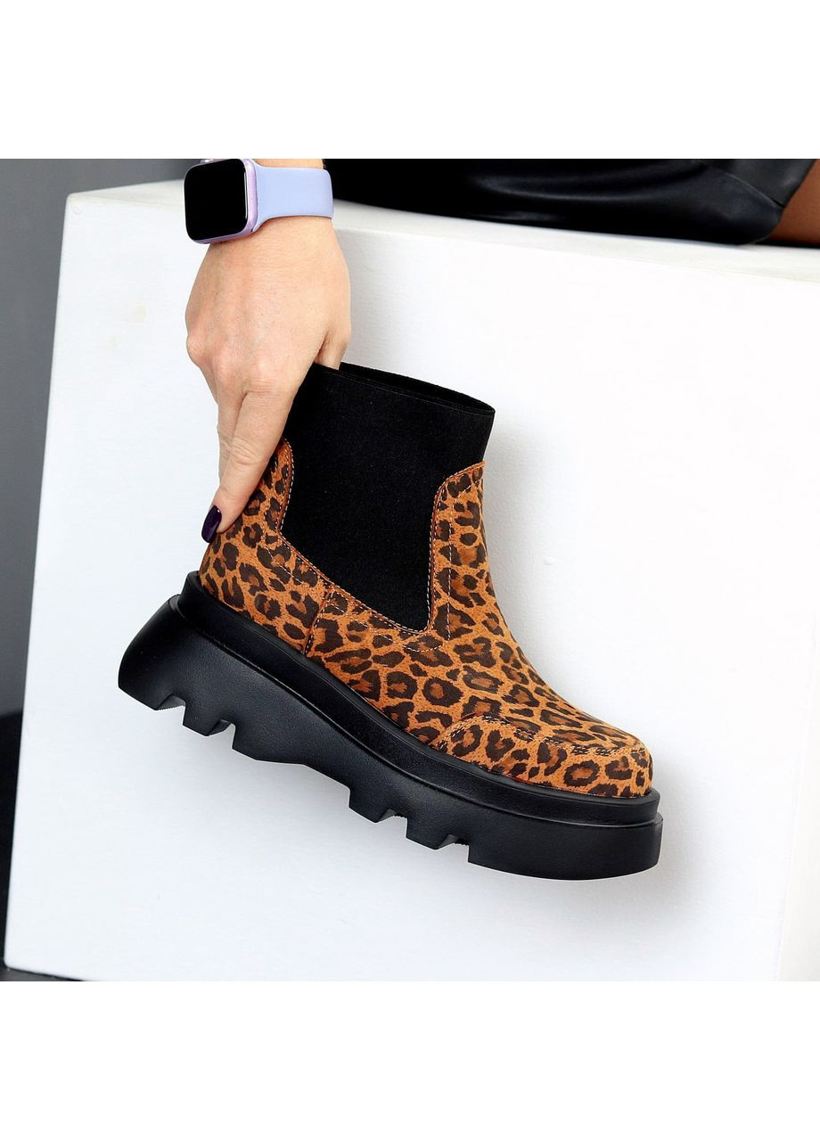 ботинки леопард No Brand
