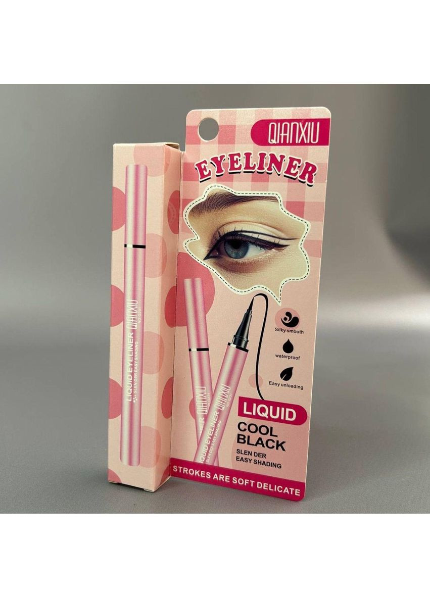 Підводка-маркер для очей QUANXIU LIQUID Cool Black Plus-plus (352745890)
