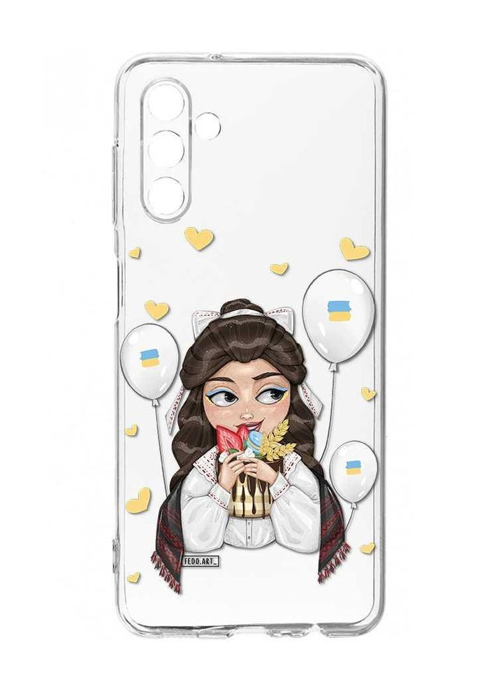 Чехол на Samsung Galaxy S24 FE Украинка со сладостями (принт 174) Creative (360698074)