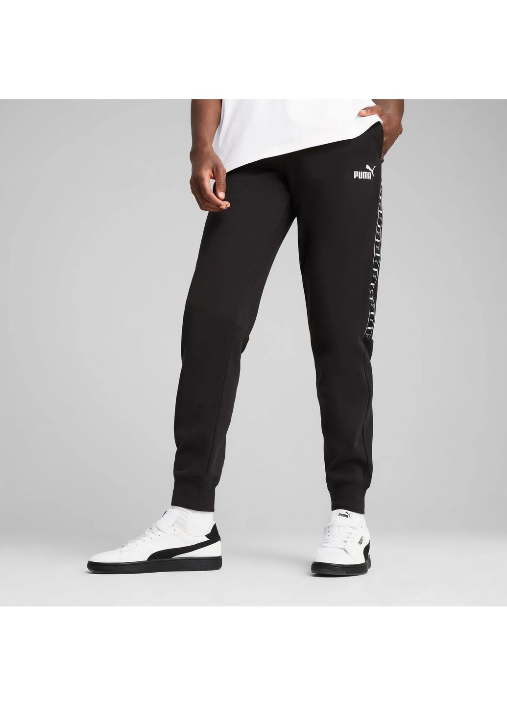 Черные демисезонные брюки Puma