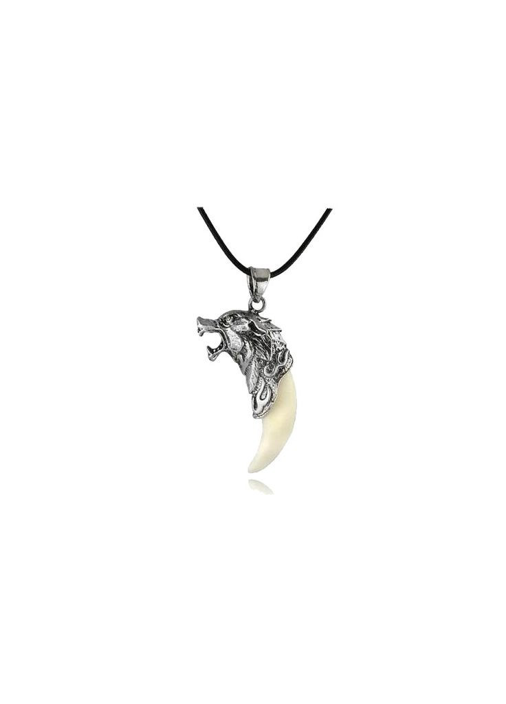 Стильний чоловічий кулон Ікло Вовка (NR0051) No Brand (315885525)