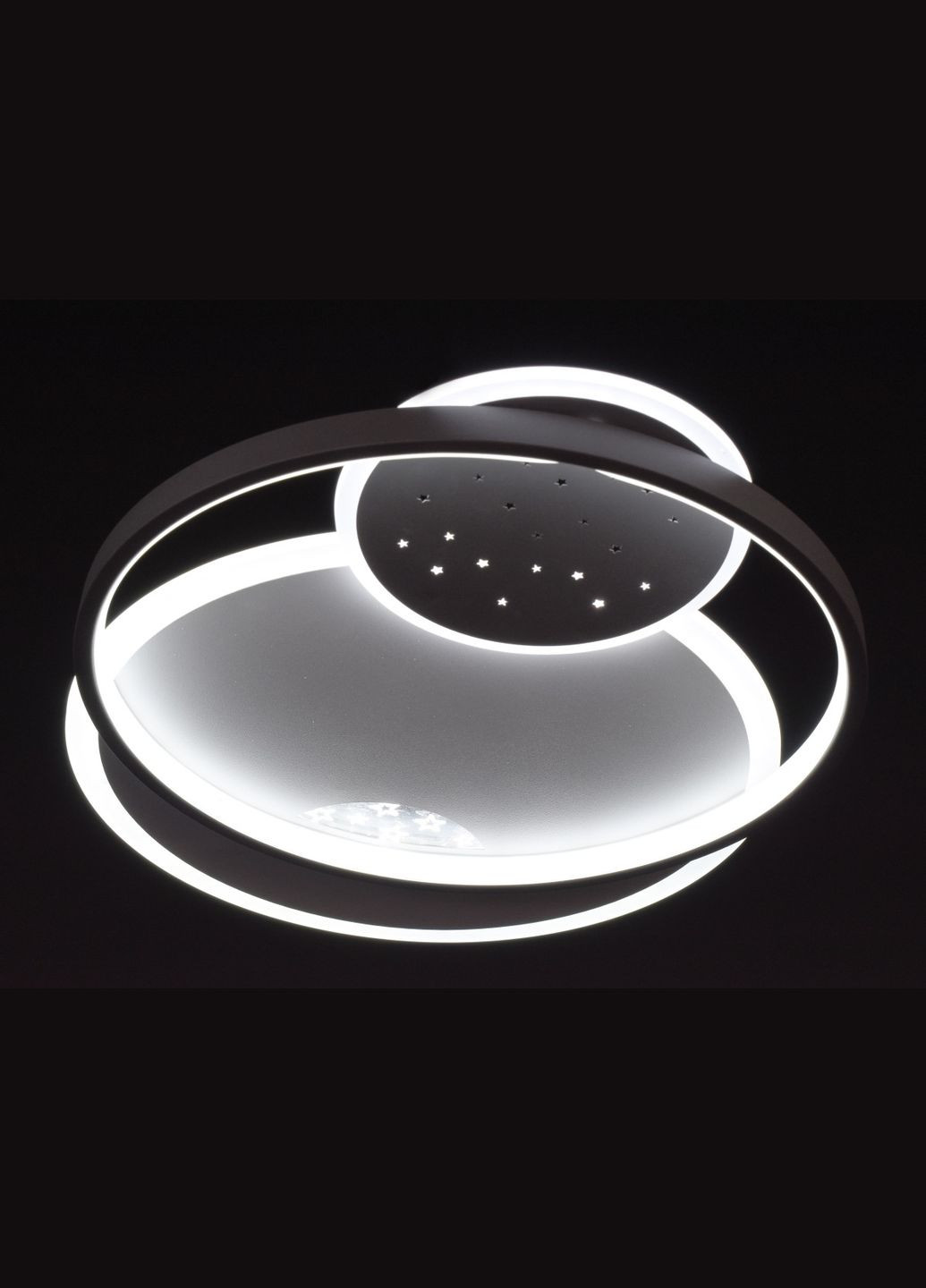 Люстра светодиодная потолочная LED светильник для квартиры на потолок лэд с пультом 27122 Белый 5х40х52 см. Sunnysky (364759987)