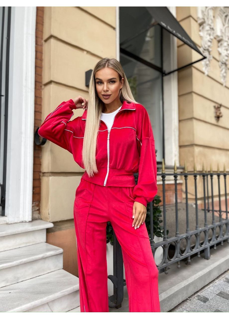 Костюм велюр люкс кант,штани та кофта Україна (361253642)