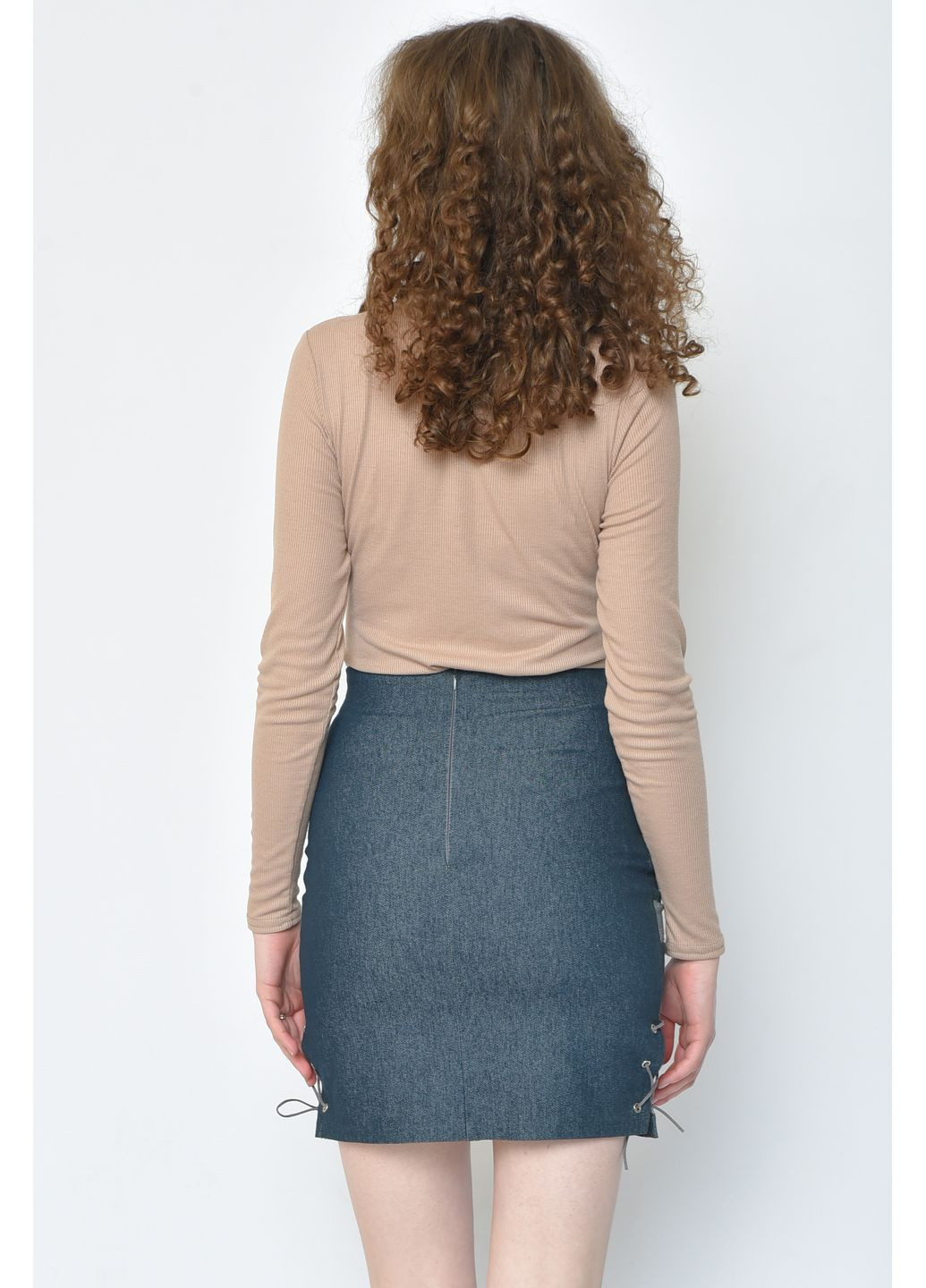 Спідниця жіноча сірого кольору Let's Shop (351851282)