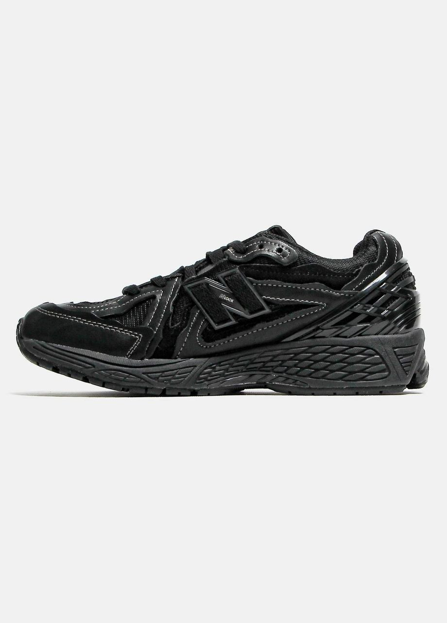 Чорні Осінні чоловічі кросівки new balance full black No Brand 1906 Protection Pack