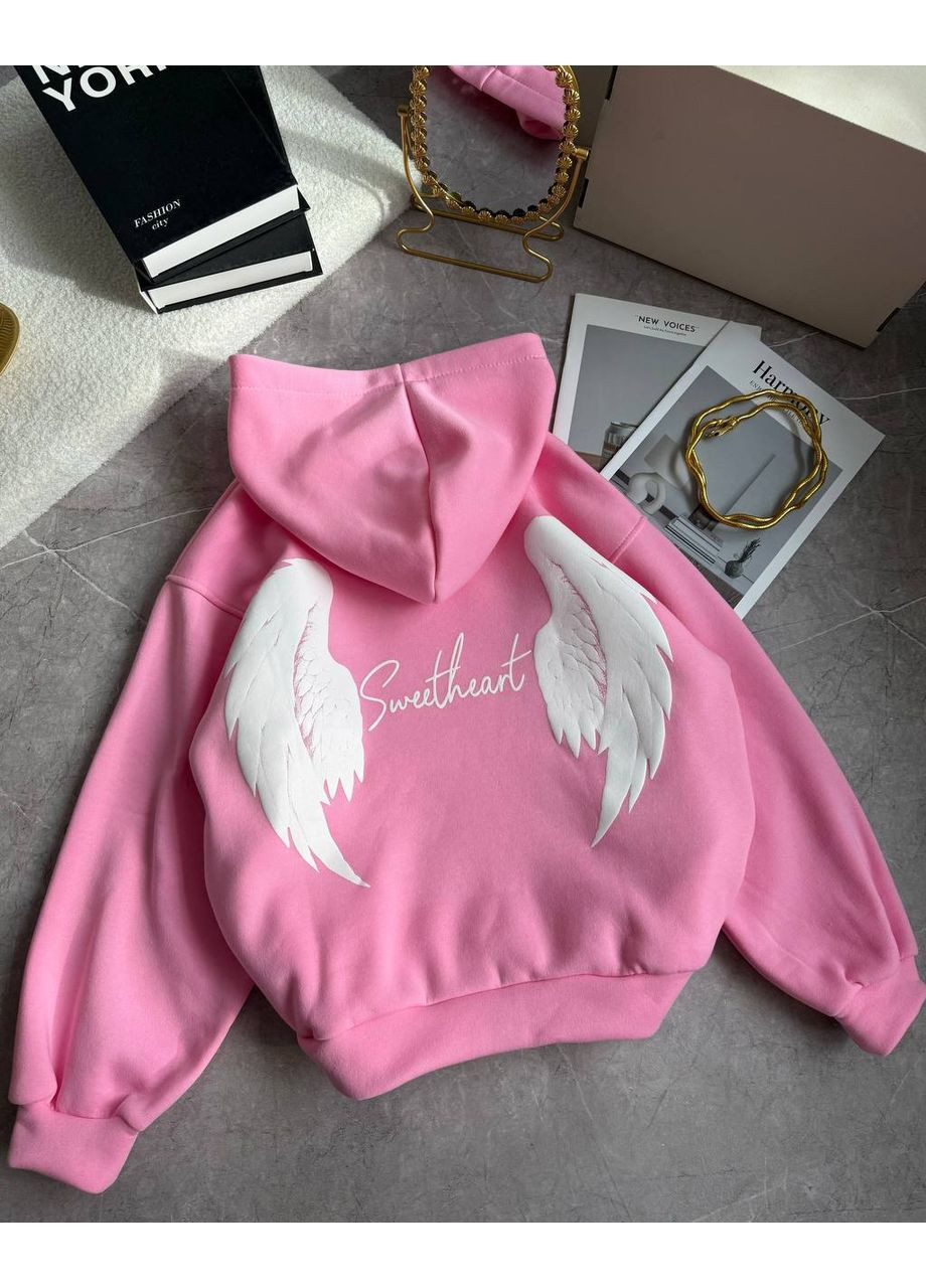 Женские худые с принтом Sweetheart и крыльями на спине. No Brand (369135685)