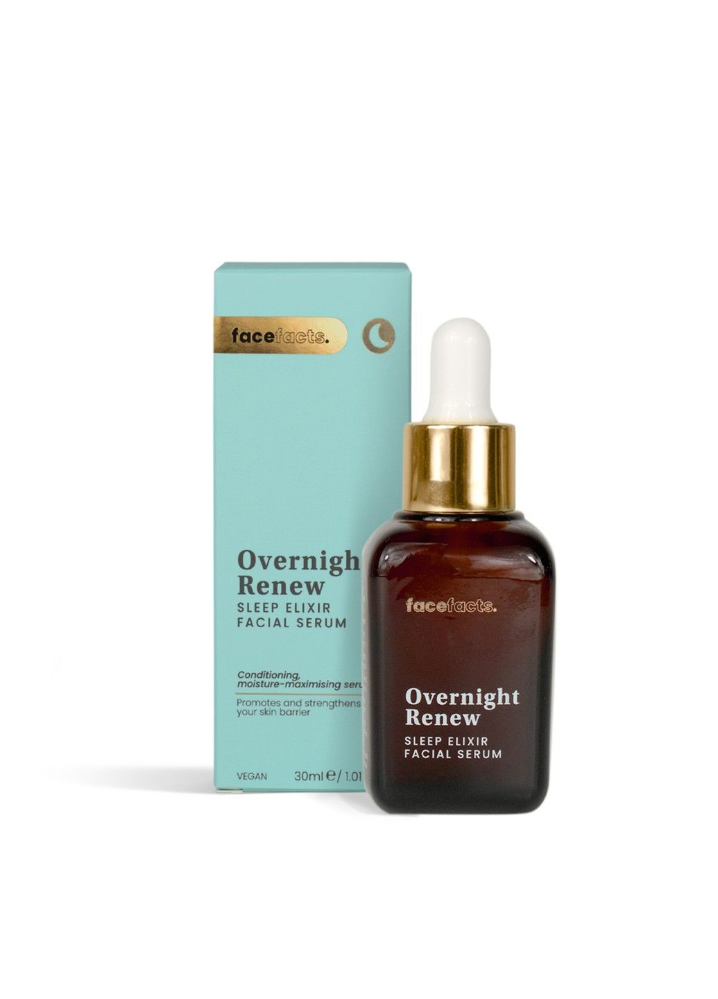 Сироватка для шкіри обличчя Overnight renew 50 мл Face Facts (335371648)
