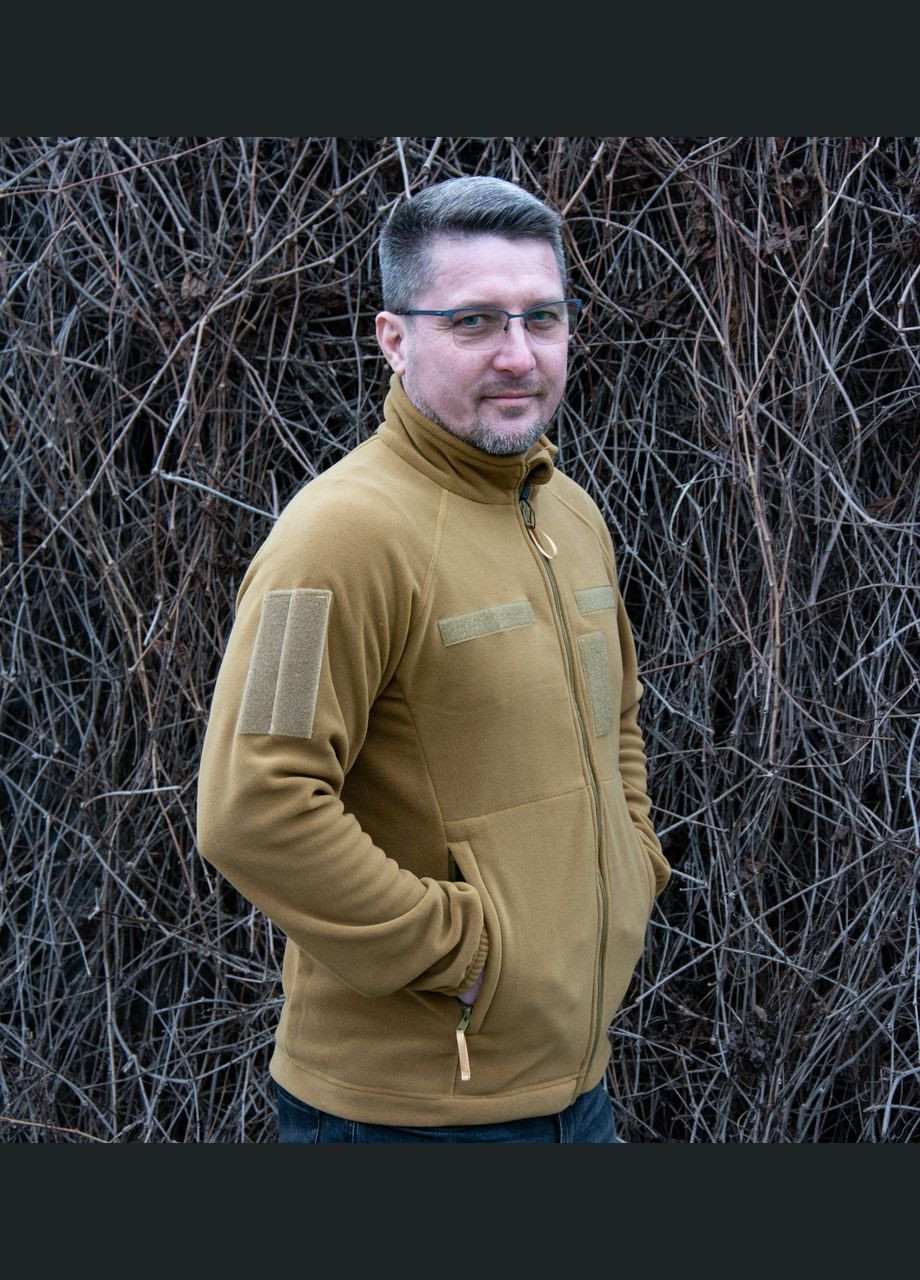 Флисовая кофта тактическая ткань премиум качества размер (50-52) КІРАСА (334725716)