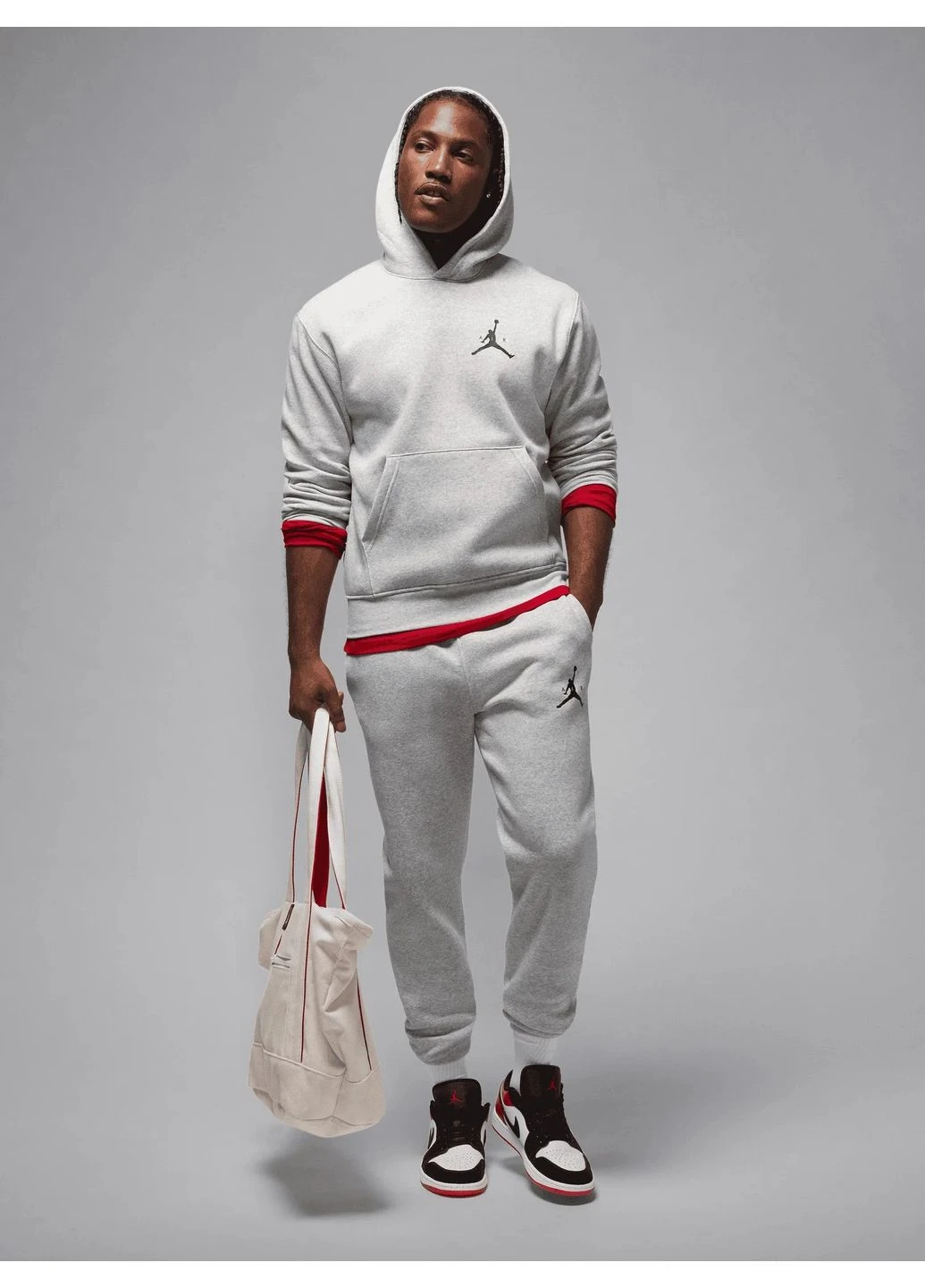 Худі Jumpman Fleece Grey IM9795-050 Air Jordan (399370139)