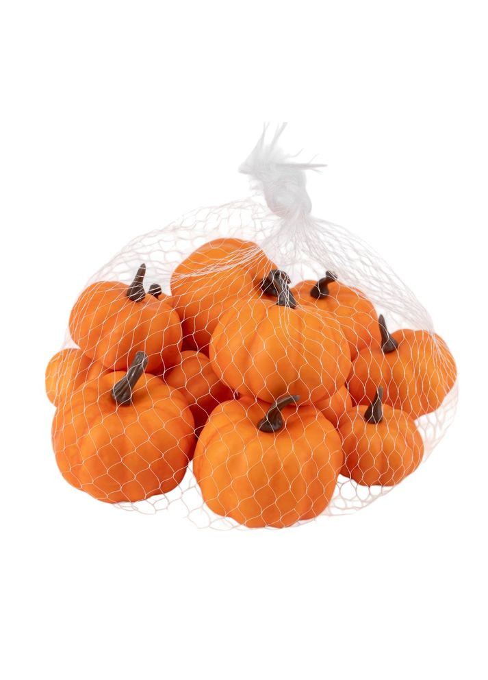 Набір декоративних гарбузиків "Осінній мікс", 12 шт, 7 см (9223-038) ELISEY (324795057)