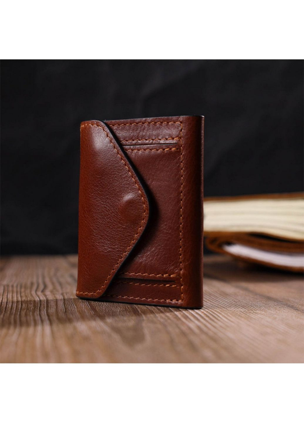 Шкіряний чоловічий гаманець Grande Pelle (279323877)