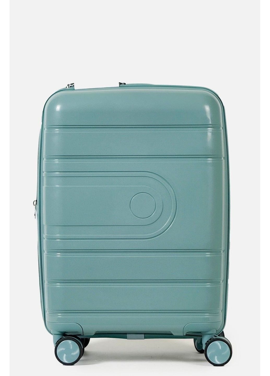 Маленький пластиковый чемодан ручная кладь 606-3-GRN Tourist (354704086)