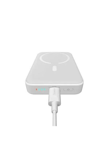 Магнитный портативный павербанк Magnetic 20W 10000mAh с беспроводной зарядкой для iPhone Baseus (349824367)