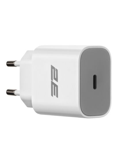 Зарядное устройство (-WC1USBC25W-W) 2E 25W USB-C PD white (369878367)