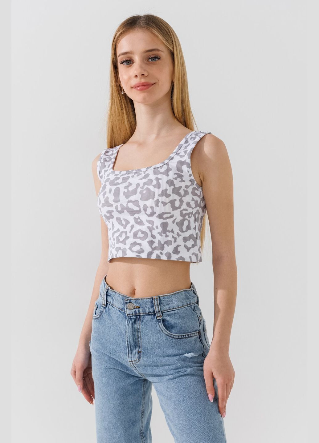 Топ для девочки 5175 152 см Белый shop (2000990938428) Viollen (361499297)