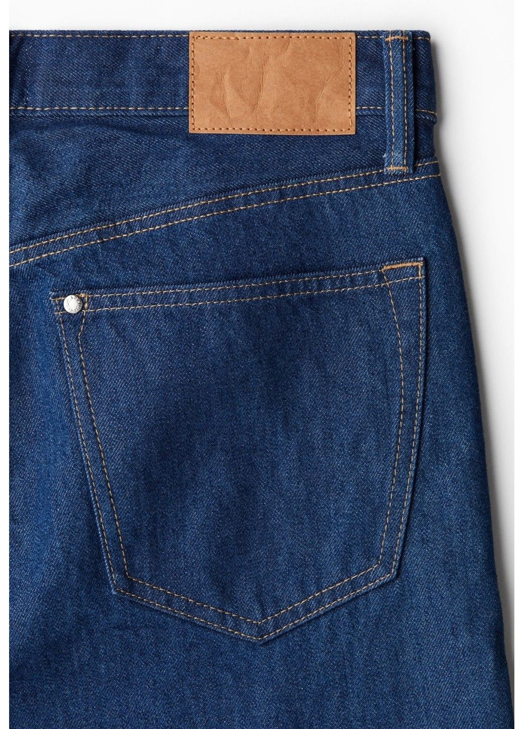 Чоловічі розслаблені джинси Relaxed fit (58051) W32 L32 Темно-сині H&M (316575726)