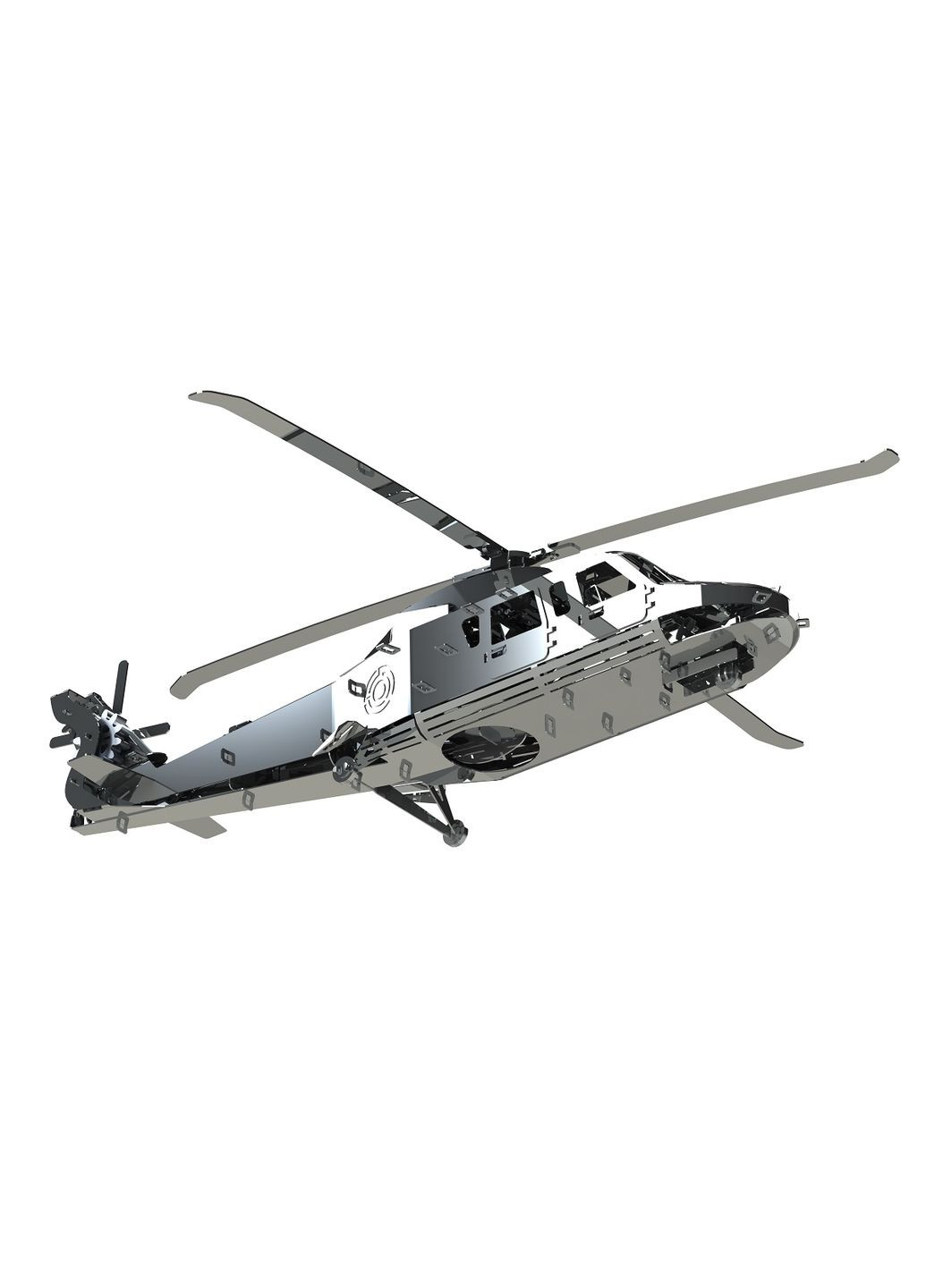 Колекційна модель-конструктор Lifting Spirit механічний вертоліт MT027 Metal Time (267507693)