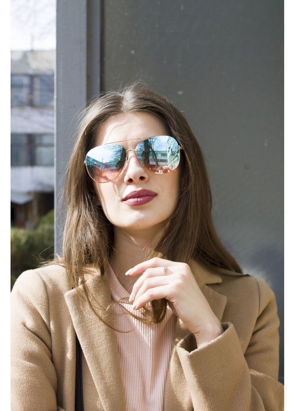 Солнцезащитные женские очки 9301-4 BR-S (291984228)