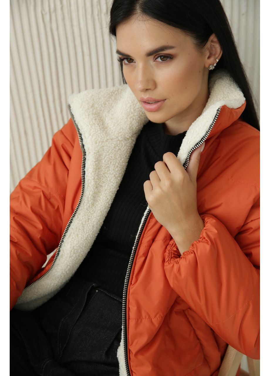 Помаранчева демісезонна помаранчева куртка єврозима Seventeen