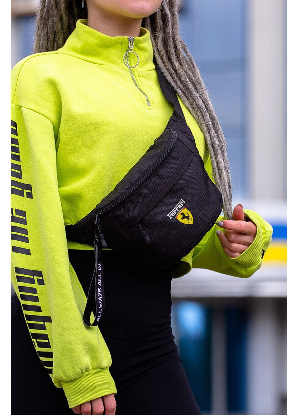 Женская Сумка Бананка Барсетка Через Плечо С Принтом Ferrari Without (350908728)