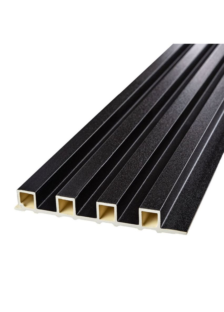 Рельс декоративный WPC стеновой антрацит 3000х160х23мм SW-00001532 Sticker Wall (327089417)