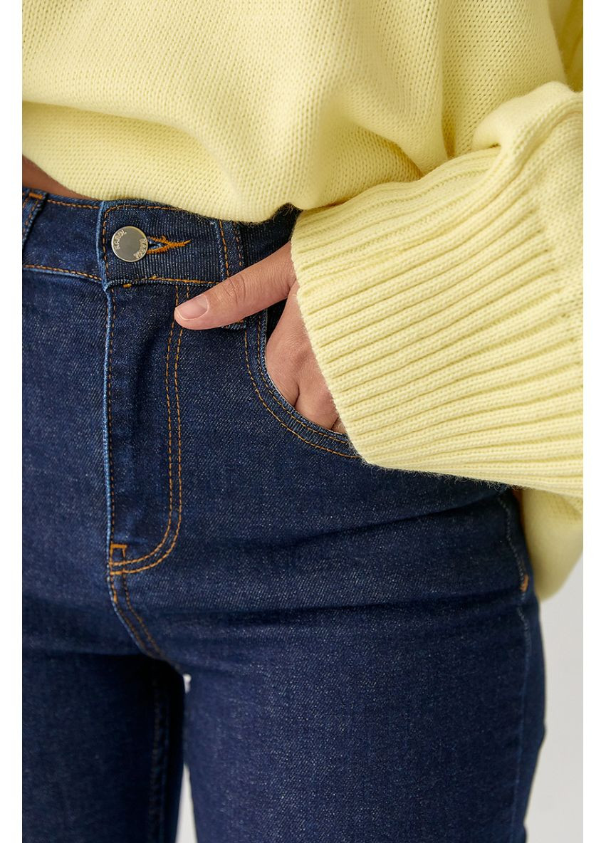 Джинси-кльош з розрізами Джинсы Lurex - (370296387)