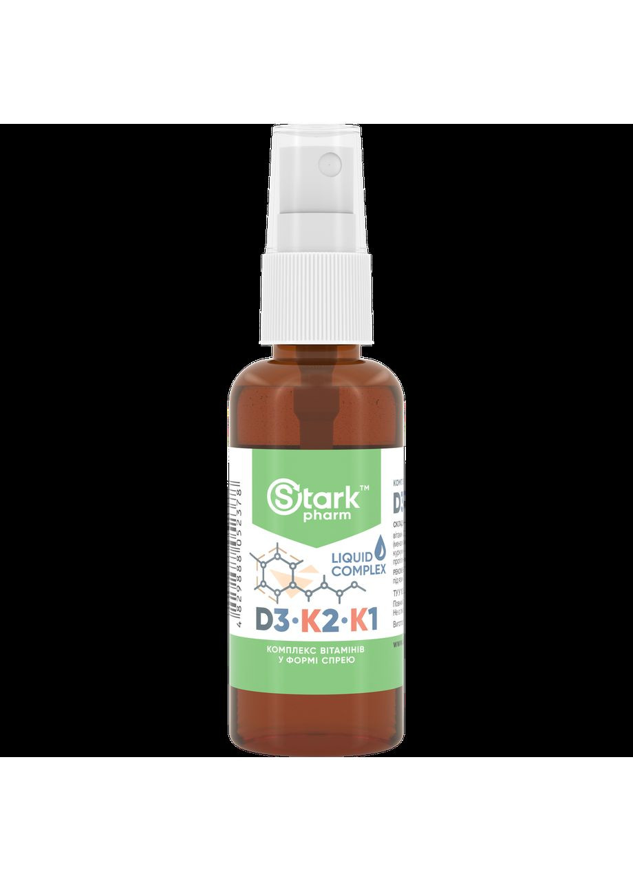 Витамин Д3+К2+К1 Liquid Vitamin D3+K2+K1 50 мл Stark Pharm (356005125)