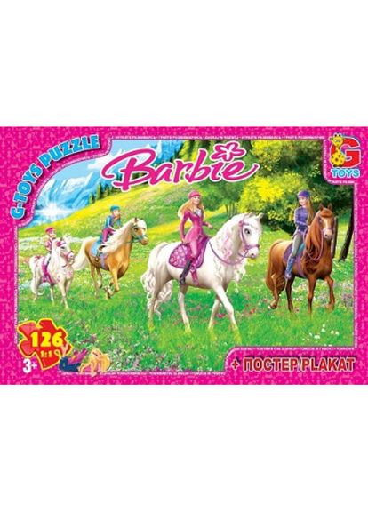 Пазлы Barbie BA005 GToys 117 эл. (4824687632110) G-Toys (292709199)