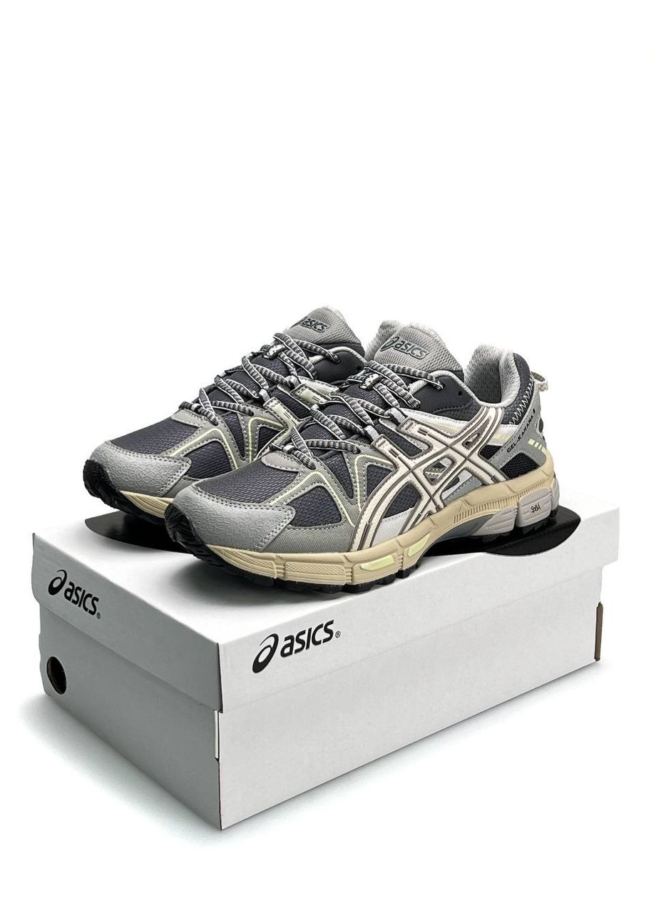Сіро-бежеві Осінні кросівки чоловічі asics No Brand Gel-Kahana 8 Grey Beige