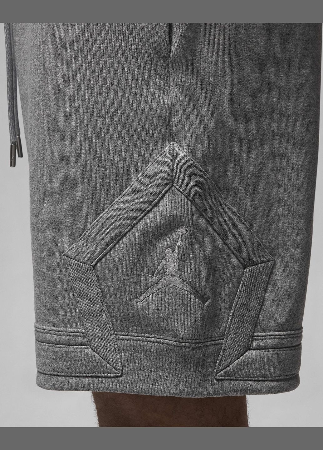 Шорти чоловічі Flight Fleece Diamond FV7257-091 сірі Jordan (333143387)