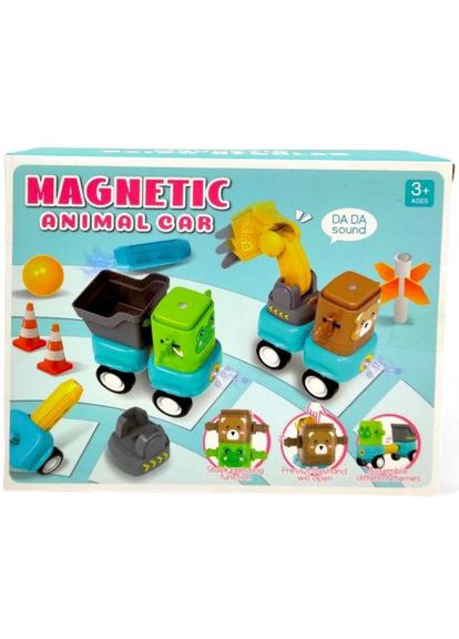 Магнітний конструктор з елементами MIC, що рухаються, для дітей тріскачка розвиваюча іграшка в коробці ProDobro (367091181)