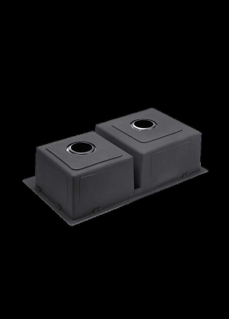 Комплект кухонної мийки KRP Schwarze - 7843ZHM PVD Kroner (336937058)