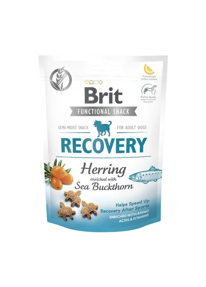 Лакомство Functional Snack Recovery Herring д/собак полувлажные д/восстановление сельдец 150 г Brit Care (388399446)