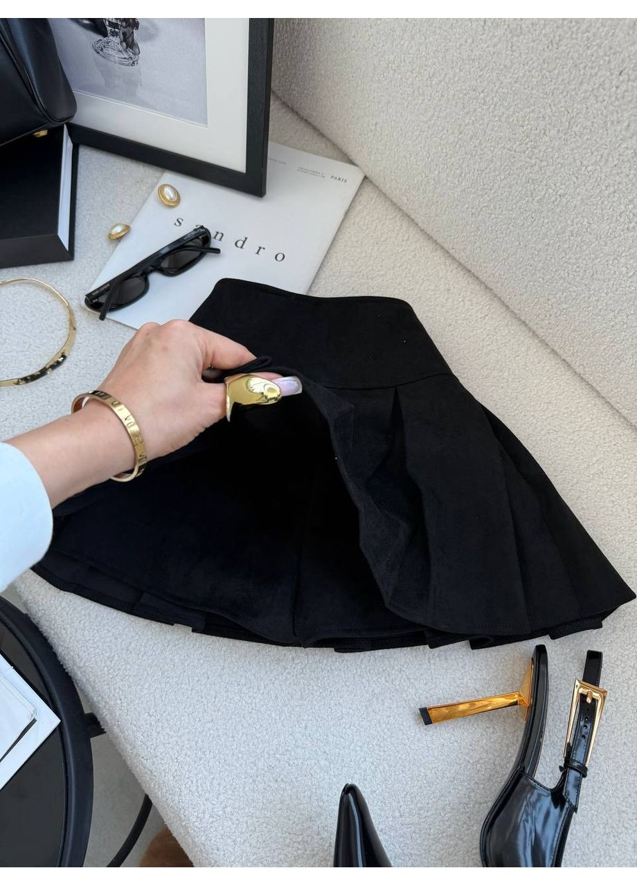 Женская мини-юбка-шорты из замша. Avanti (358501016)