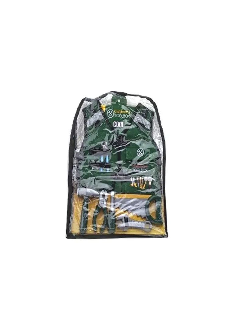 Набір інструментів з жилетом, плоскогубцями, пилою, молотком, викруткою в чохлі G216 YG Toys Хло7982 (370653388)