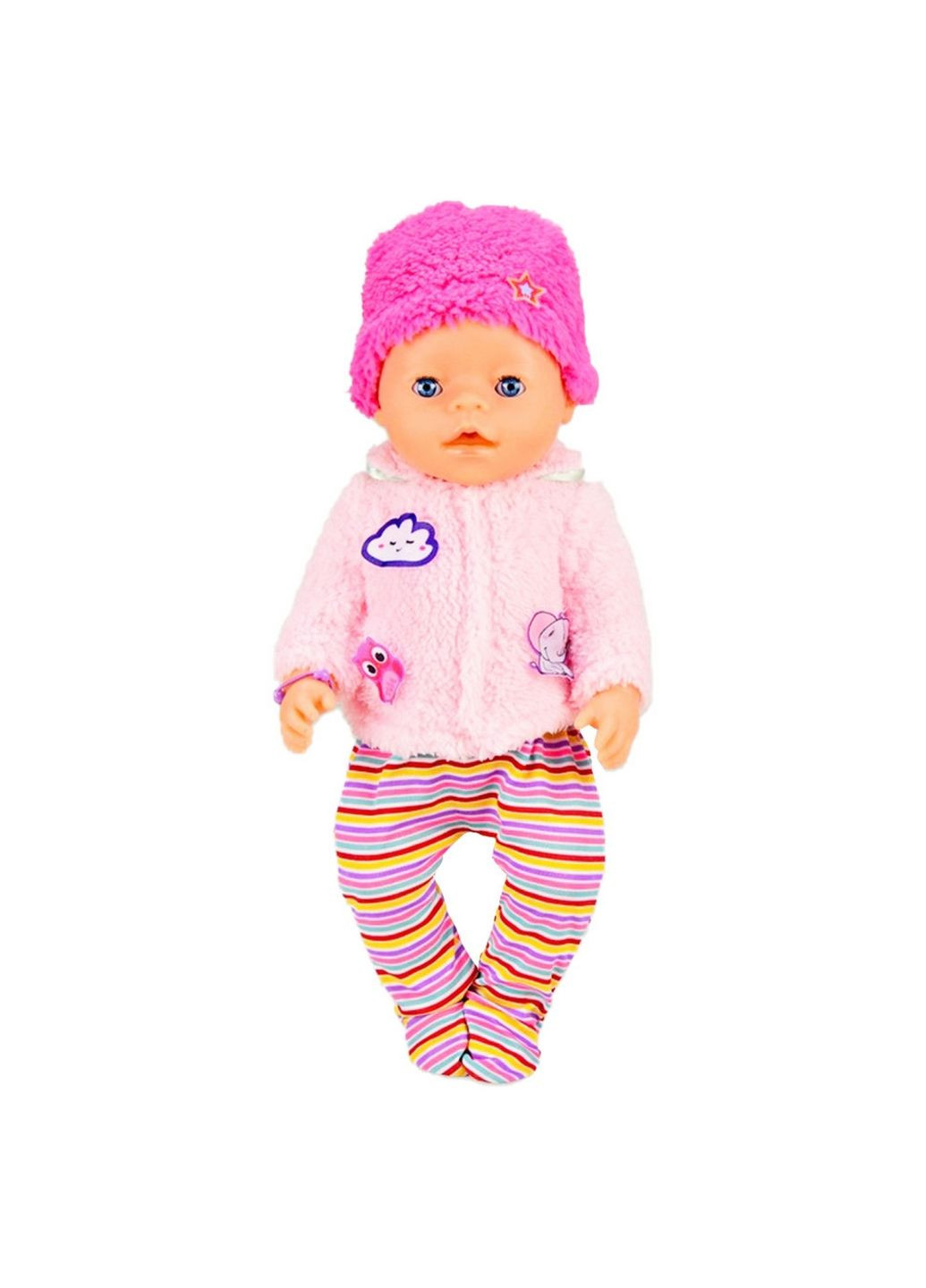 Дитяча лялька-пупс у зимовому одязі, пустушка, горщик, пляшечка (Вид 1) Bambi (279313965)