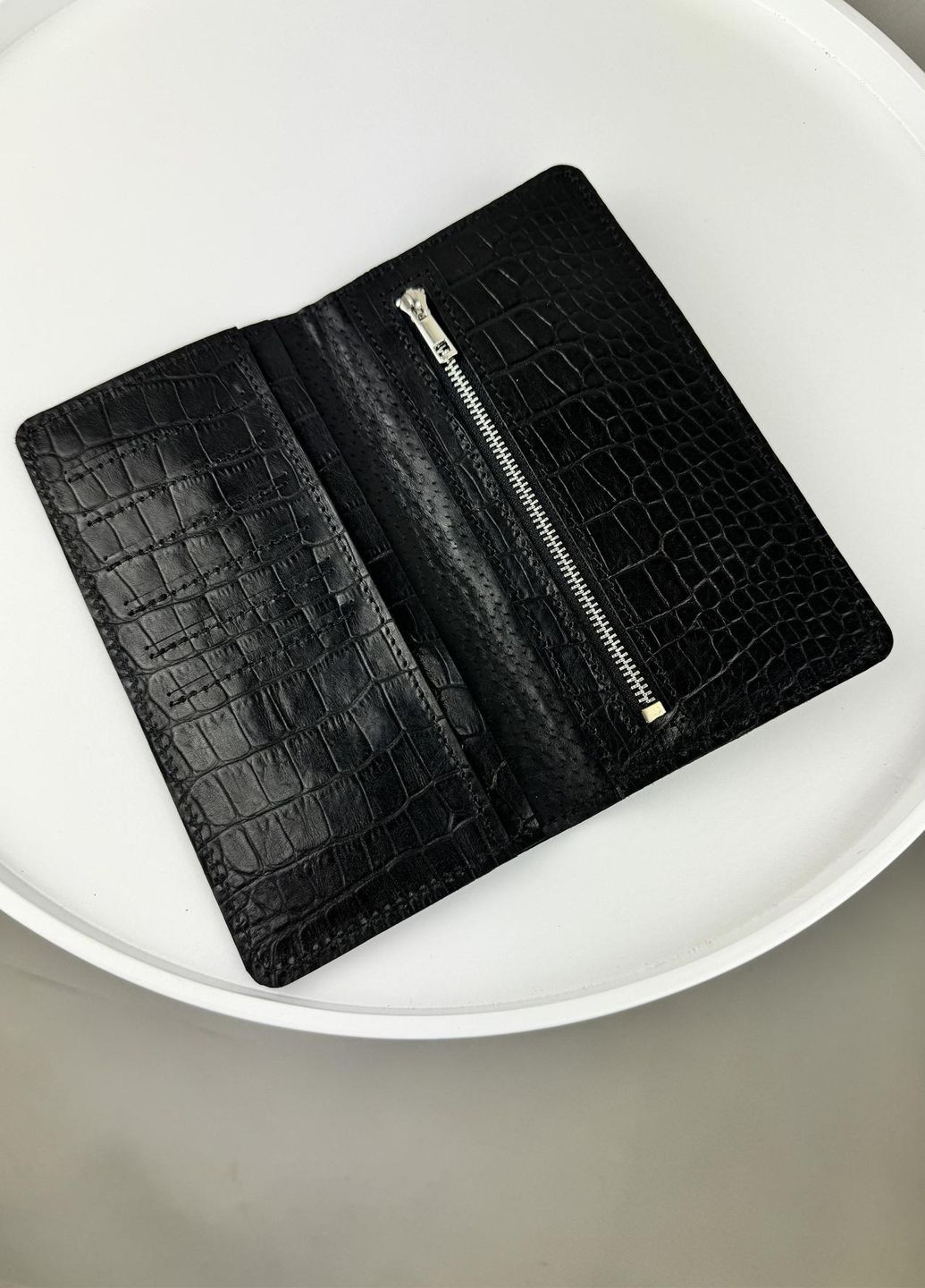 Портмоне із натуральної шкіри тиснення крокодил Vishnya (317638947)
